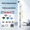 Electric Spin Scrubber,IPX7 Waterproof Cordless Power Cleaning Brush,Shower Cleaning Brush,2-Speed with 9 Replaceable Brush Heads, with Adjustable Extension Handle for Bathroom,Kitchen,Glass,Car view 2