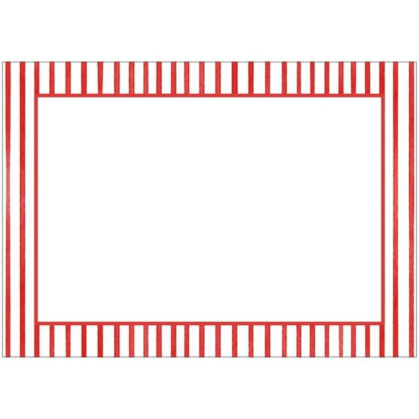 Pinstripes Self-Adhesive Labels - 12 Per Package