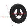 10 Inch Replacement Wheelchair Wheels for Walkers,Front Wheelchair Wheel Polyurethane Solid Rollator Walker Replacement Caster Anti Slip Tires view 2