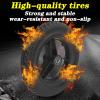 10 Inch Replacement Wheelchair Wheels for Walkers,Front Wheelchair Wheel Polyurethane Solid Rollator Walker Replacement Caster Anti Slip Tires view 4