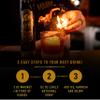 Cassia Cinnamon Burnt Sugar Simple Syrup for Cocktails  All-Natural, Vegan, Kosher & Gluten-Free Perfect for Old Fashioneds Mix, Whiskey (5 fl OZ, Cinnamon) view 2