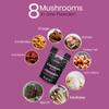 8 Mushroom Blend | 8 oz | Organic Extract | Reishi, Shiitake, Lion's Mane, Maitake, Turkey Tail, Murrill, Cordyceps, Chaga | 8-in-1 Complex | Immunity, Focus, and Energy Boost | 113 Servings view 2