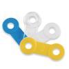 10 Pack: Replacement Straps for Anti-Snoring Appliance, 100% Latex Free Straps, EMA Compatible Straps (Blue (Firm), 20mm) view 2