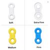 10 Pack: Replacement Straps for Anti-Snoring Appliance, 100% Latex Free Straps, EMA Compatible Straps (Blue (Firm), 20mm) view 4