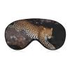 African Leopard Sleep Mask Adjustable Eye Mask Light Blocking Night Blindfold Comfortable Eye Patches Soft Breathable Eye Cover for Travel Night Sleeping Nap view 1