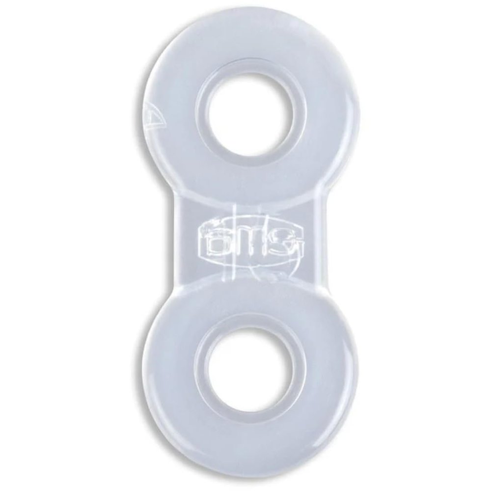 10 Pack: Replacement Straps for Anti-Snoring Appliance, 100% Latex Free Straps, EMA Compatible Straps (Clear (Extra Firm), 15mm)