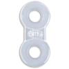 10 Pack: Replacement Straps for Anti-Snoring Appliance, 100% Latex Free Straps, EMA Compatible Straps (Clear (Extra Firm), 15mm) view 1