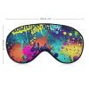Colorful Spray Pattern Sleep Mask Adjustable Eye Mask Light Blocking Night Blindfold Comfortable Eye Patches Soft Breathable Eye Cover for Travel Night Sleeping Nap view 2
