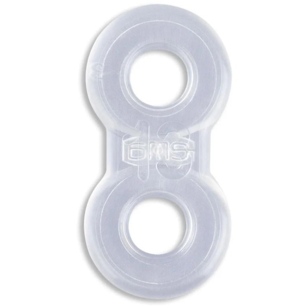 10 Pack: Replacement Straps for Anti-Snoring Appliance, 100% Latex Free Straps, EMA Compatible Straps (Clear (Extra Firm), 13mm)