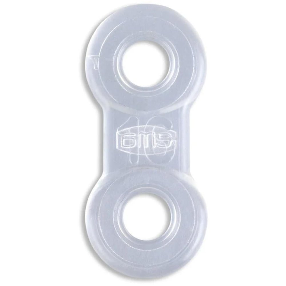 10 Pack: Replacement Straps for Anti-Snoring Appliance, 100% Latex Free Straps, EMA Compatible Straps (Clear (Extra Firm), 16mm)