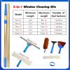 MLYAYE Multi-Use Window Cleaner Tool for High Windows Outside, 26 30' 33 36 42 Feet Glass Washing Tool with Extension Pole, Cinema Porch Ceiling Smooth Surfaces Cleaning System(36'/11m) view 2
