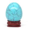 JPHHRP 1PCS 30x40mm Stone Egg Natural Gemstone Mineral Ball Home Decoration Accessory Kegel Exercise Yoni Tool,Green,30x40mm view 1