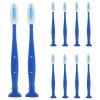 Baluue Mini Anti-Self- Toothbrush with Soft Bristles and Standup Handle for Prisons Detention Centers Mental Health Facilities Compact Travel Toothbrush with Suction Cup for Effective Teeth Cleaning view 1