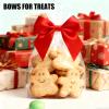 ULIFEBETTER 50PCS Red Bows, Satin Ribbon red Bow Twist Ties Bows with Double-Sided Tape for Treat Bags Red Bows for Crafts Gift Wrapping for Baby Shower Wedding Decorations(2.7x2.5 Inch) view 4