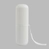 Baluue Eco-Friendly Plastic Toothbrush Holder Travel Toothpaste Organizer Stylish Tooth-Brushing Cup for Home Trip view 2