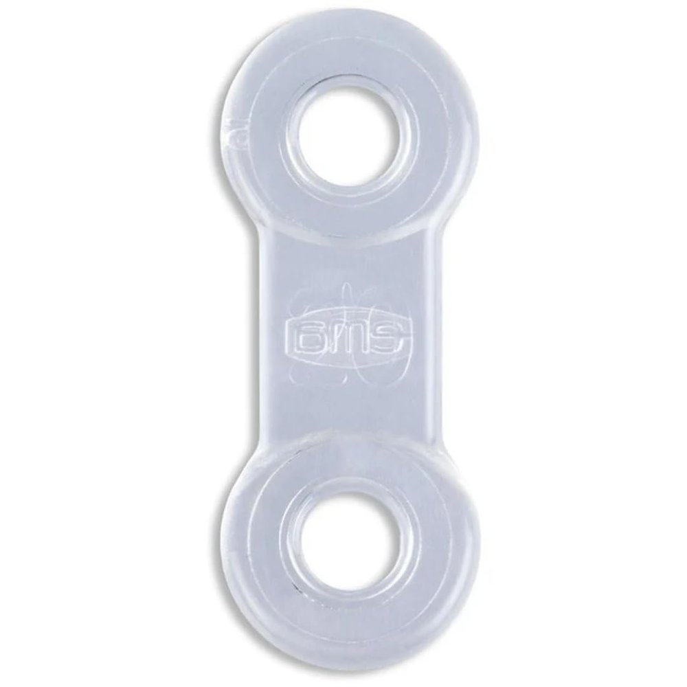 10 Pack: Replacement Straps for Anti-Snoring Appliance, 100% Latex Free Straps, EMA Compatible Straps (Clear (Extra Firm), 20mm)