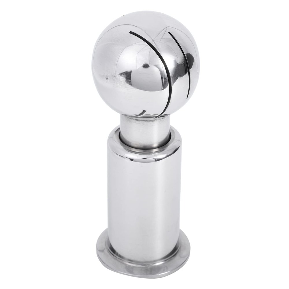 NAMOARLY 360degree Spray Ball Stainless Steel Rotating Spray Ball for Tank Cleaning Sanitary Tool