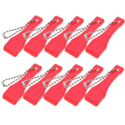 Abaodam 20Pcs Plastic Ticket Scratcher Tool Ergonomic Design for Lottery Tickets Labels Stickers Compact Keychain Multi-Purpose Scraper for Easy Use Value Pack