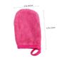 3pcs Makeup Removal Gloves for Face Cleansing, Polyester Cotton White view 2