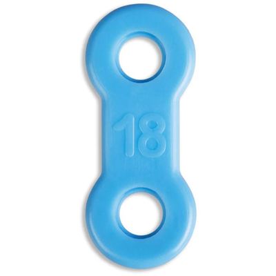 10 Pack: Replacement Straps for Anti-Snoring Appliance, 100% Latex Free Straps, EMA Compatible Straps (Blue (Firm), 18mm)