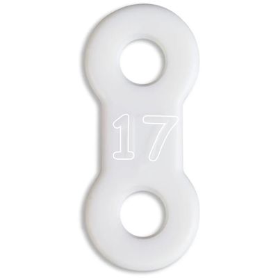 10 Pack: Replacement Straps for Anti-Snoring Appliance, 100% Latex Free Straps, EMA Compatible Straps (White (Soft), 17mm)