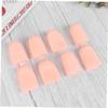 IWOWHERO 8pcs Finger Sleeve Finger Joints Cover for Men Women Washable Reusable Slim Design for Comfortable Wear Under Socks and Shoes Skin Color view 3