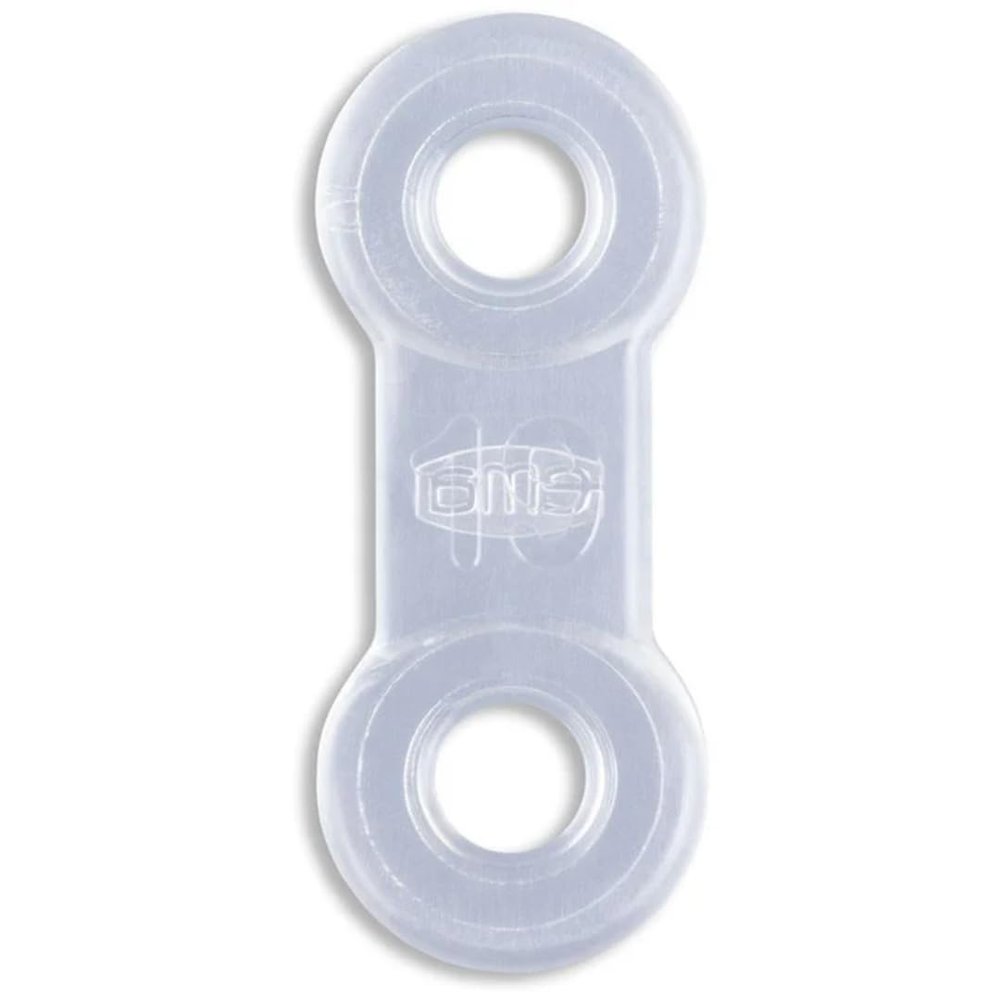 10 Pack: Replacement Straps for Anti-Snoring Appliance, 100% Latex Free Straps, EMA Compatible Straps (Clear (Extra Firm), 19mm)