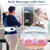 AJGJF Heating Pad for Back Pain Relief-Lower Back Massager with Heat,Abdominal Belly Massagers with 6 Massage&16 Levels,3 Heated,Cordless Portable Travel Waist Wrap Belt,Mothers Day Gifts for Him Her view 3