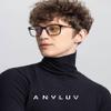 ANYLUV Blue Light Glasses for Men, Lightweight Computer Gaming Glasses, Stylish Anti Eyestrain Blue Light Blocking Men view 2