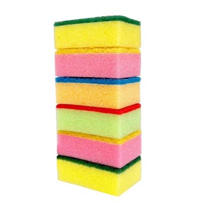 PLAFOPE 10pcs Dish Sponges Multi-use Cleaning Scrubbers Eraser Sponges Dish Scrubbers Non-Scratch for Kitchen Bathroom Cleaning Random Color
