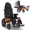20 Miles Long Travel Range,Reclining Electric Wheelchair for Adults Lightweight Foldable,500W Motor All Terrain Motorized Wheelchair for Seniors,Portable Power Wheelchair Airline Approved view 1