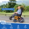 20 Miles Long Travel Range,Reclining Electric Wheelchair for Adults Lightweight Foldable,500W Motor All Terrain Motorized Wheelchair for Seniors,Portable Power Wheelchair Airline Approved view 4