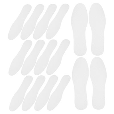 TOBBOMEY 20pairs Replacement Inserts Men Women Insoles for Shoes Absorbent Arch Support Inserts for Flat Feet Massaging Insoles