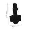 TOBBOMEY Splint Brace Full Brace Ring Splint Thumb Adjustable Splint Daily Supply Fingersplint Children Brace Black Composite Cloth view 2