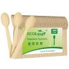 ECOLipak 300 Count Disposable Compostable Bamboo Spoons for Party, Dinner view 1
