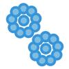 20pcs Silicone Head Covers Portable Protective Caps for Professionals Soft Material Transmission Essential for Clinics and Hospitals view 1