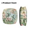 KUIFORTI Hummingbird Walker Seat Covers for Ladies Pink Flower Walker Seat Cover Backrest Cover Wheelchair Covers for Travel Rollator Accessories Non-Slip Removable view 2