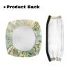 KUIFORTI Hummingbird Walker Seat Covers for Ladies Pink Flower Walker Seat Cover Backrest Cover Wheelchair Covers for Travel Rollator Accessories Non-Slip Removable view 3