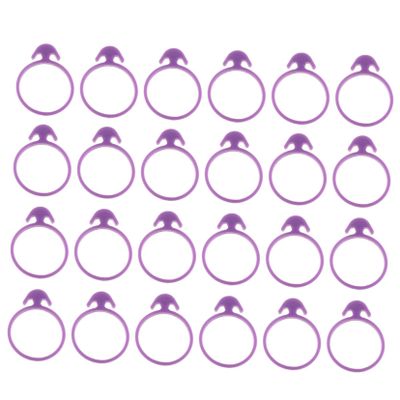 PRETYZOOM 24pcs Icing Bag Sealing Rings for Cake Decorating Rubber Bands for Piping Bags for Frosting and Baking Essential Pastry Supplies