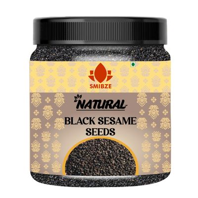 SMIBZE Natural Black Sesame Seeds 100 GM (Pack of 1) SMIBZE