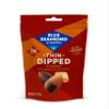 Blue Diamond Almonds, Dark Chocolate Sea Salt Caramel Covered Thin Dipped Snack Nuts for Guilt-Free Snacking with Half the Sugar, Perfect for Gathering, Holidays, or Craving a Sweet Treat, 4oz. Resealable Bag view 1