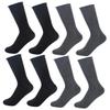 Baluue 4pairs Elastic Nursing Socks for Elderly Women Diabetic Care Socks Loose Mouth view 1