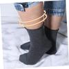 Baluue 4pairs Elastic Nursing Socks for Elderly Women Diabetic Care Socks Loose Mouth view 2