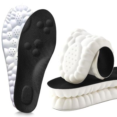 2 Pair 4D Cloud Technology Insole Super Soft Comfort Insoles | U-Shape Memory Foam Insoles, 4D Cloud Insole for Women Men Shock-Absorbing Foot Support Insoles