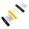 Baluue 3sets Stainless Steel Ear Cleaning Tools for Ear Wax Removal Portable Earwax Picker and Massage Supplies for Safe and Gentle view 1