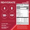 AdvoCare Rehydrate - Electrolyte Drink Mix - Includes Magnesium, Sodium, Potassium & Calcium - Antioxidant & Amino Acid Fortified - Hydration & Recovery - Red Raspberry, 15 Stick Packs (6.3 oz) view 2