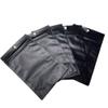 100 Pack Black Kraft Stand Up Pouches with Hook and Loop Zipper Resealable, Durable Food Storage Bags for Farmers Markets, Coffee, Snacks, and More view 1