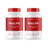 (2 Pack) Gluco Ally Capsules, Official GlucoAlly Advanced Formula, Gluco Ally Pills, Gluco Ally Maximum Health Formula and Wellness, Gluco Ally Support Pills Reviews, 120 Capsules 2 Month Supply view 1