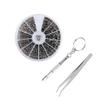 BCOATH Full Assortment Eyeglass Repair Tool Kit Small Screwdriver Set Glasses Screws for Rimless Frames view 1