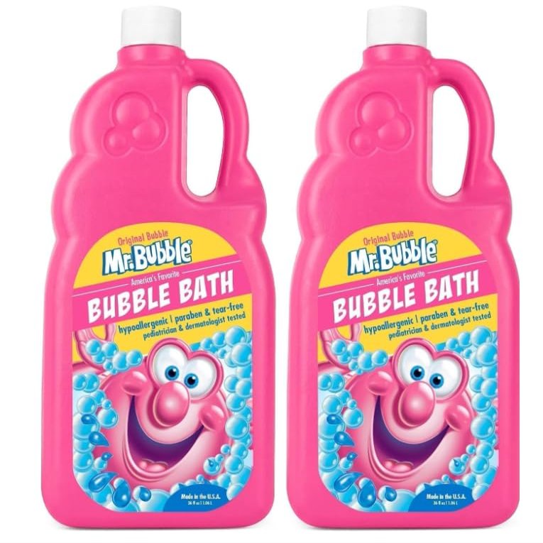 B'ubble Original Hypoallergenic B'ubble Bath - Tear-Free Formula for Long-Lasting B'ubbles Ideal for Kids, Toddlers, and Adults 36 fl oz Each (Pack of 2)